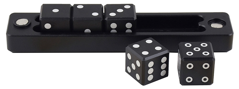 ULTRA PRO Gaming Accessories - Gravity Dice - D6- 5 Dice Set- Black