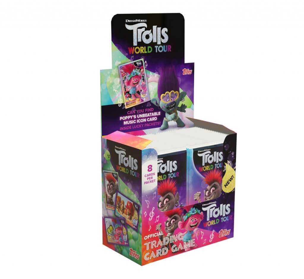 Topps Trolls 2020 World Tour Trading Cards Box of 36 x Sealed Packs