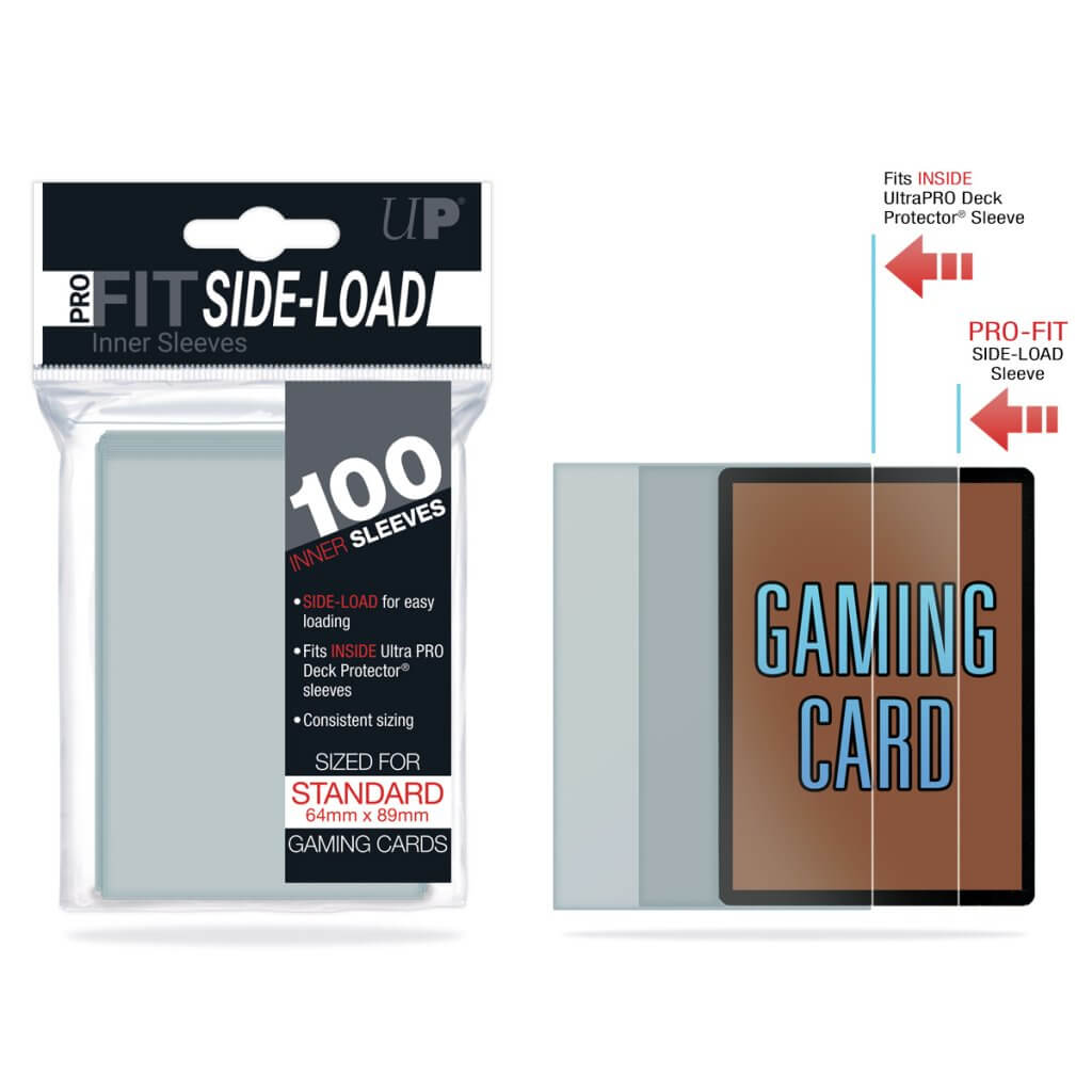 ULTRA PRO PRO-Fit Standard Side Load Deck Protectors 100ct